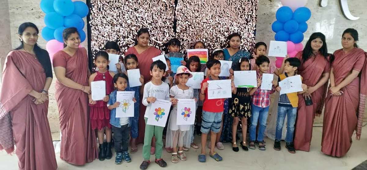 ड्राइंग प्रतियोगिता में बच्चों ने दिखाई प्रतिभा ड्राइंग प्रतियोगिता में बच्चों ने दिखाई प्रतिभा